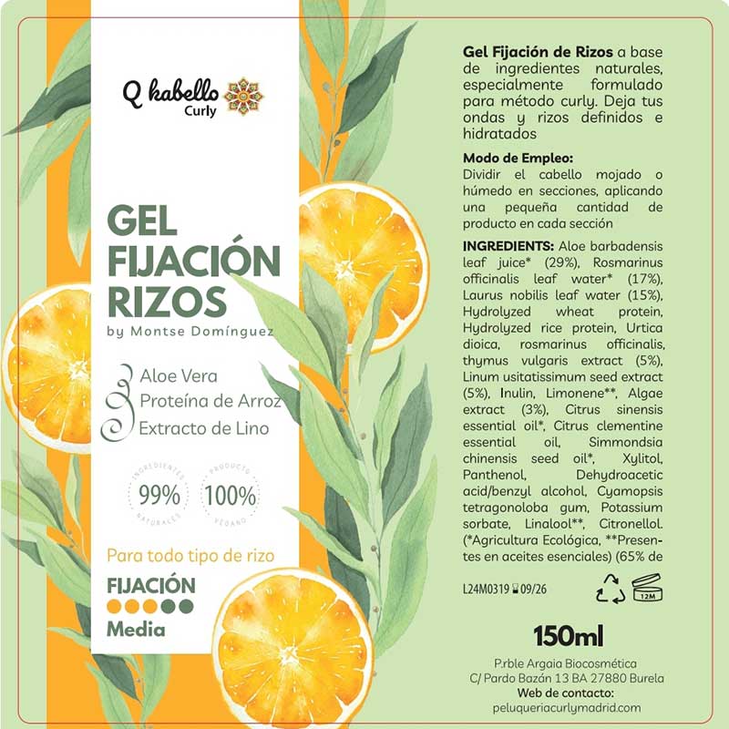 Gel Fijación Rizos - Imagen 3